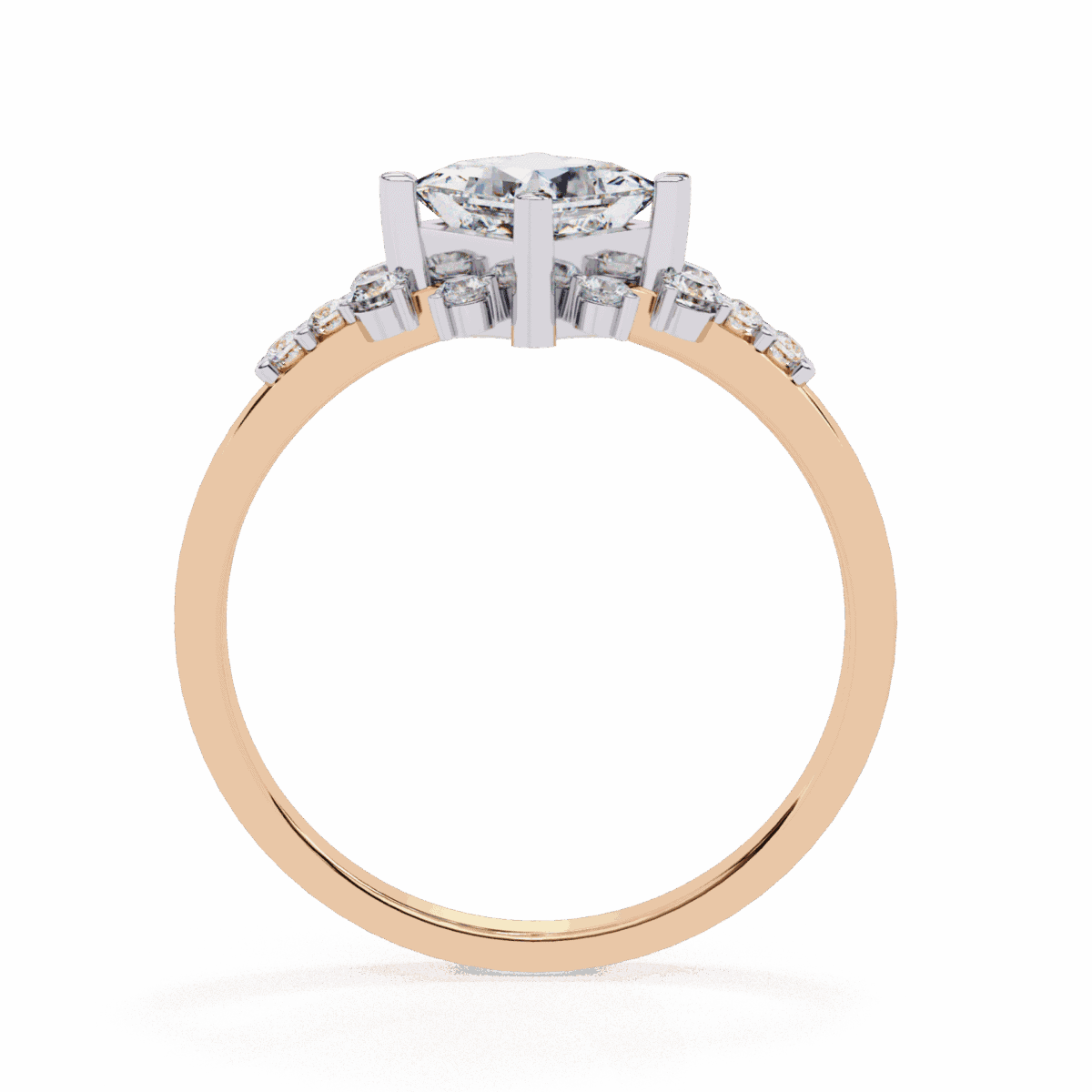 1 Carat Princess Cut Refined Everyday Look  Image 10