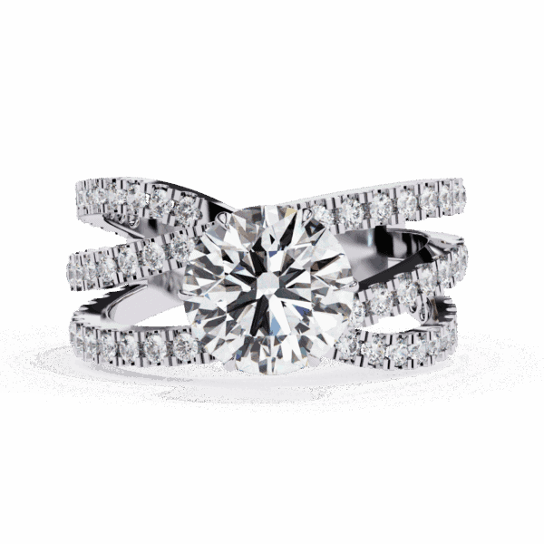 1.75 Carat Round Cut Subtle Shine Ring