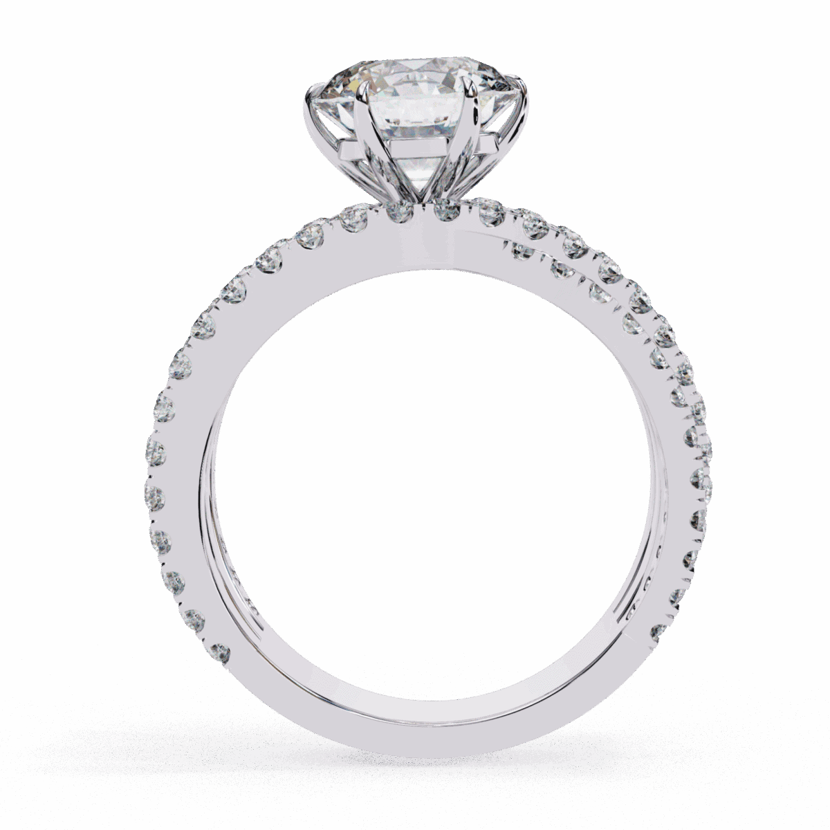 1.75 Carat Round Cut Subtle Shine Ring  Image 3
