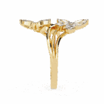 1 Carat Pear and Round Cut Modern Essential Ring - Image 6