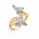 1 Carat Pear and Round Cut Modern Essential Ring - Image 8