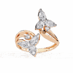 1 Carat Pear and Round Cut Modern Essential Ring - Image 9