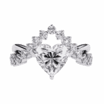 2.5 Carat Heart Cut Signature Wear Ring