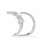 1.5 Carat Pear and Round Cut Modern Essential Ring - Image 3