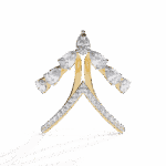 1.5 Carat Pear and Round Cut Modern Essential Ring - Image 5