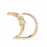 1.5 Carat Pear and Round Cut Modern Essential Ring - Image 7