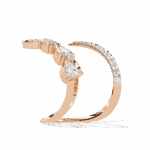 1.5 Carat Pear and Round Cut Modern Essential Ring - Image 11