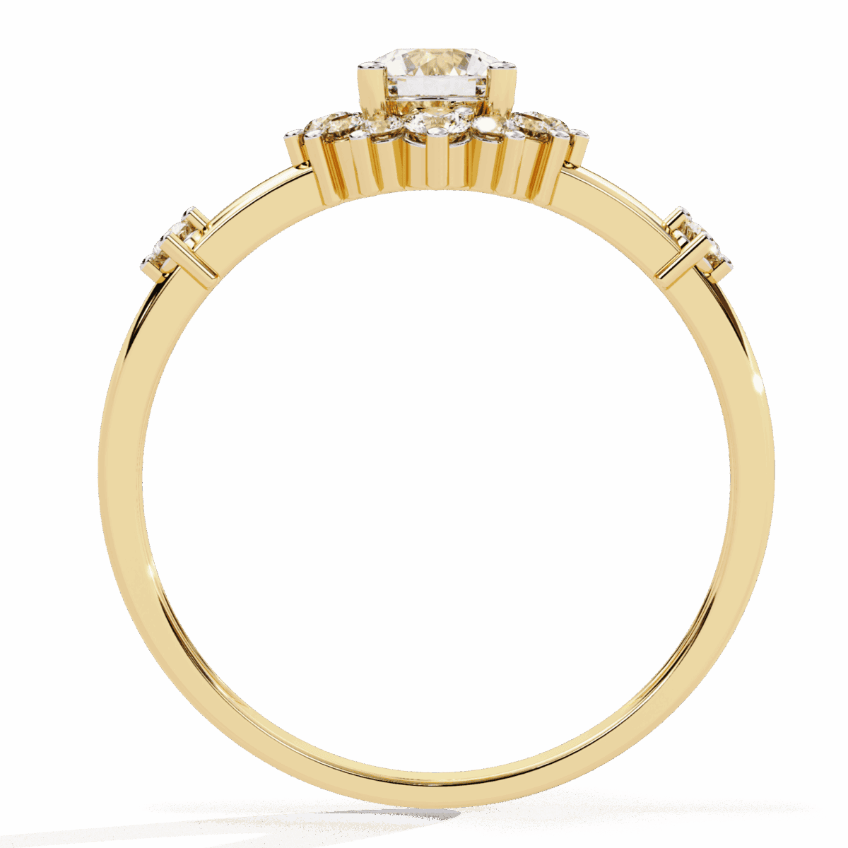 0.5 Carat Round Cut Signature Wear Ring  Image 7