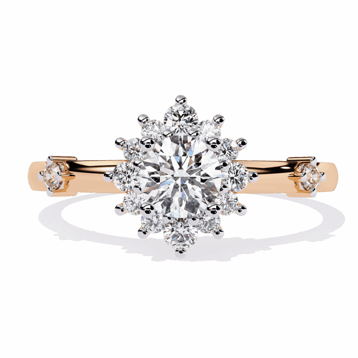 0.5 Carat Round Cut Signature Wear Ring  Image 9