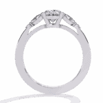 1.25 Carat Oval Cut Minimal Statement Ring - Image 3
