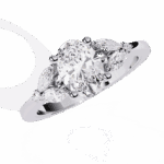 1.25 Carat Oval Cut Minimal Statement Ring - Image 4