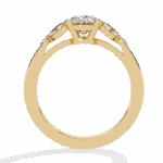1.25 Carat Oval Cut Minimal Statement Ring - Image 7