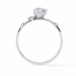 0.5 Carat Round Cut Minimal Statement Ring - Image 3