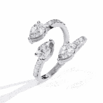 1.25 Carat Pear Cut Modern Essential Ring