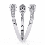 1.25 Carat Pear Cut Modern Essential Ring - Image 3