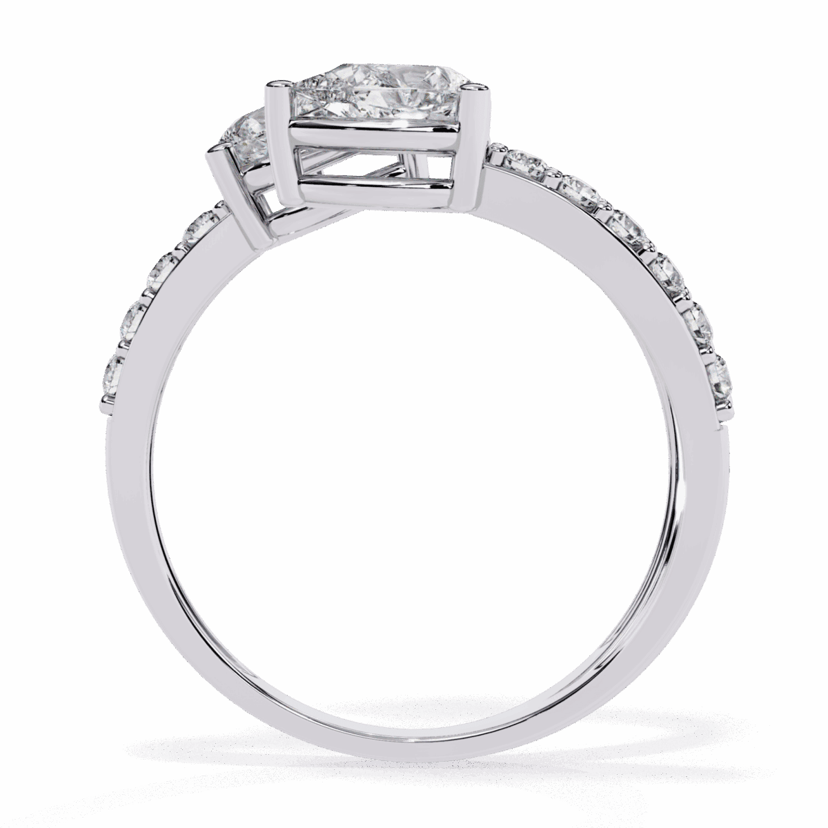 1.25 Carat Pear Cut Modern Essential Ring  Image 4