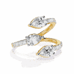 1.25 Carat Pear Cut Modern Essential Ring - Image 6