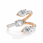 1.25 Carat Pear Cut Modern Essential Ring - Image 8