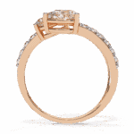 1.25 Carat Pear Cut Modern Essential Ring - Image 10