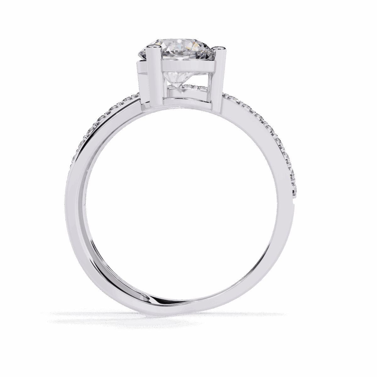 1.5 Carat Round Cut Modern Essential Ring  Image 4
