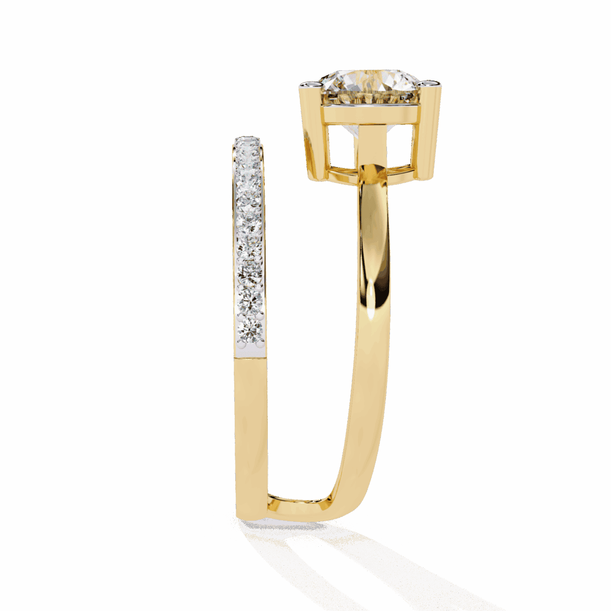 1.5 Carat Round Cut Modern Essential Ring  Image 7