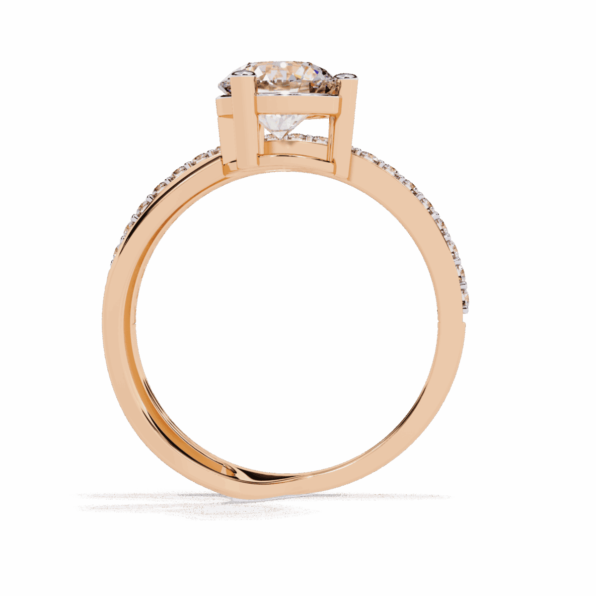 1.5 Carat Round Cut Modern Essential Ring  Image 12