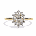 0.5 Carat Oval Cut Minimal Statement Ring - Image 5