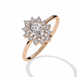 0.5 Carat Oval Cut Minimal Statement Ring - Image 10