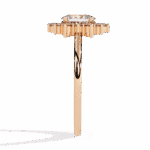 0.5 Carat Oval Cut Minimal Statement Ring - Image 11