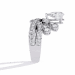 2.25 Carat Pear Cut Sparkle Cocktail Rings - Image 2