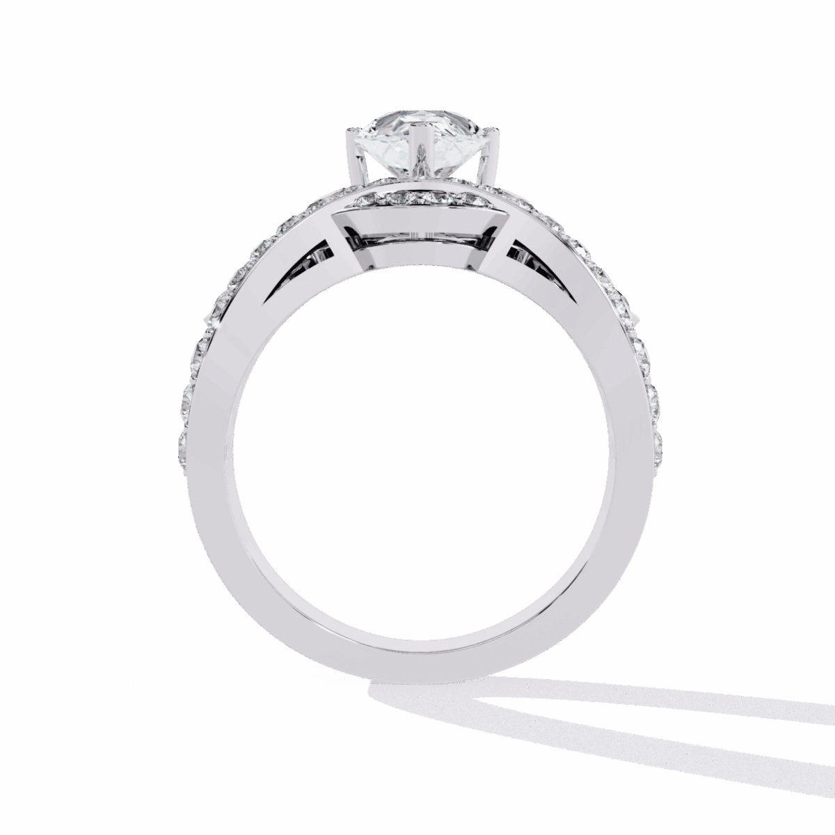 2.25 Carat Pear Cut Sparkle Cocktail Rings  Image 3