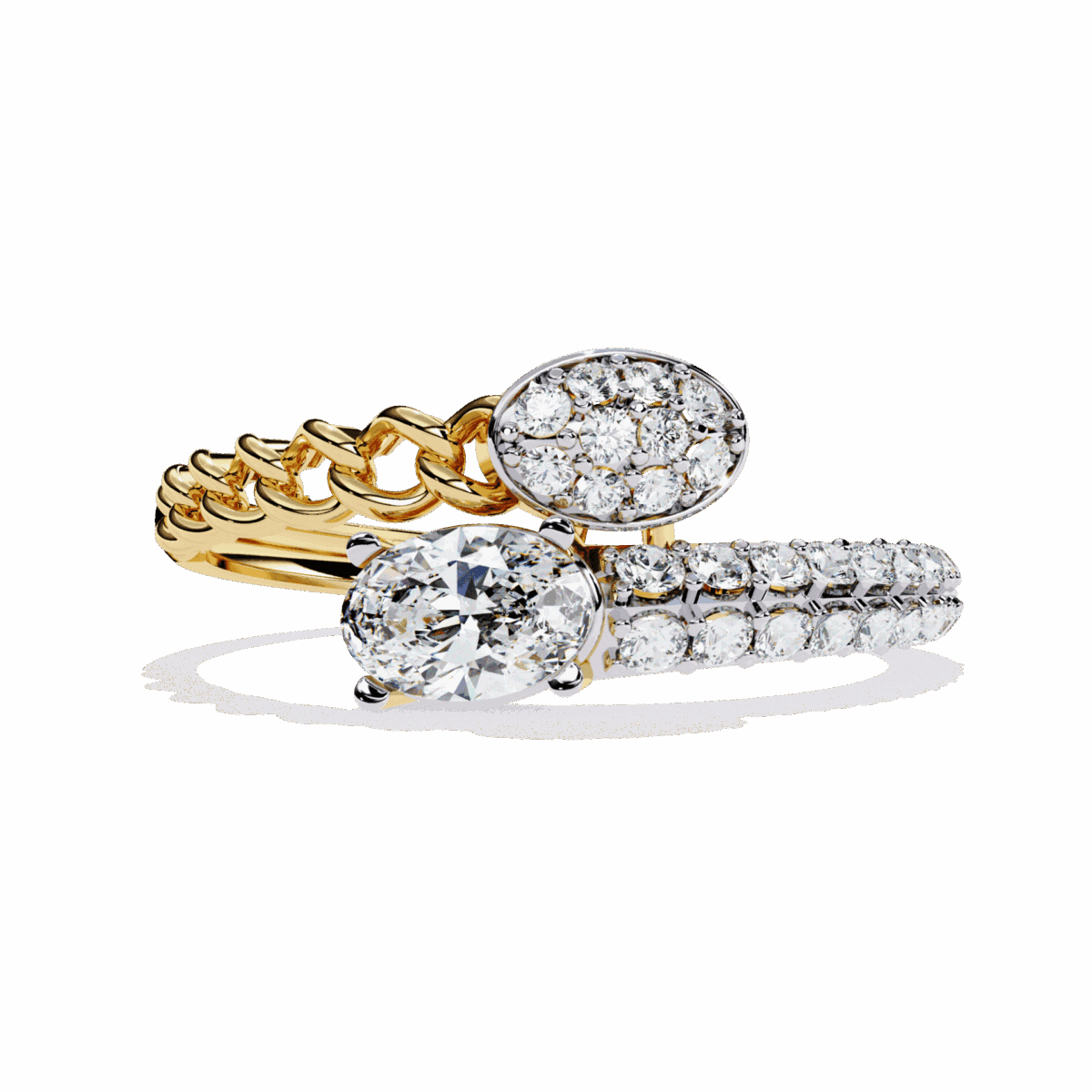 0.5 Carat Oval Cut Timeless Diamond Band  Image 5