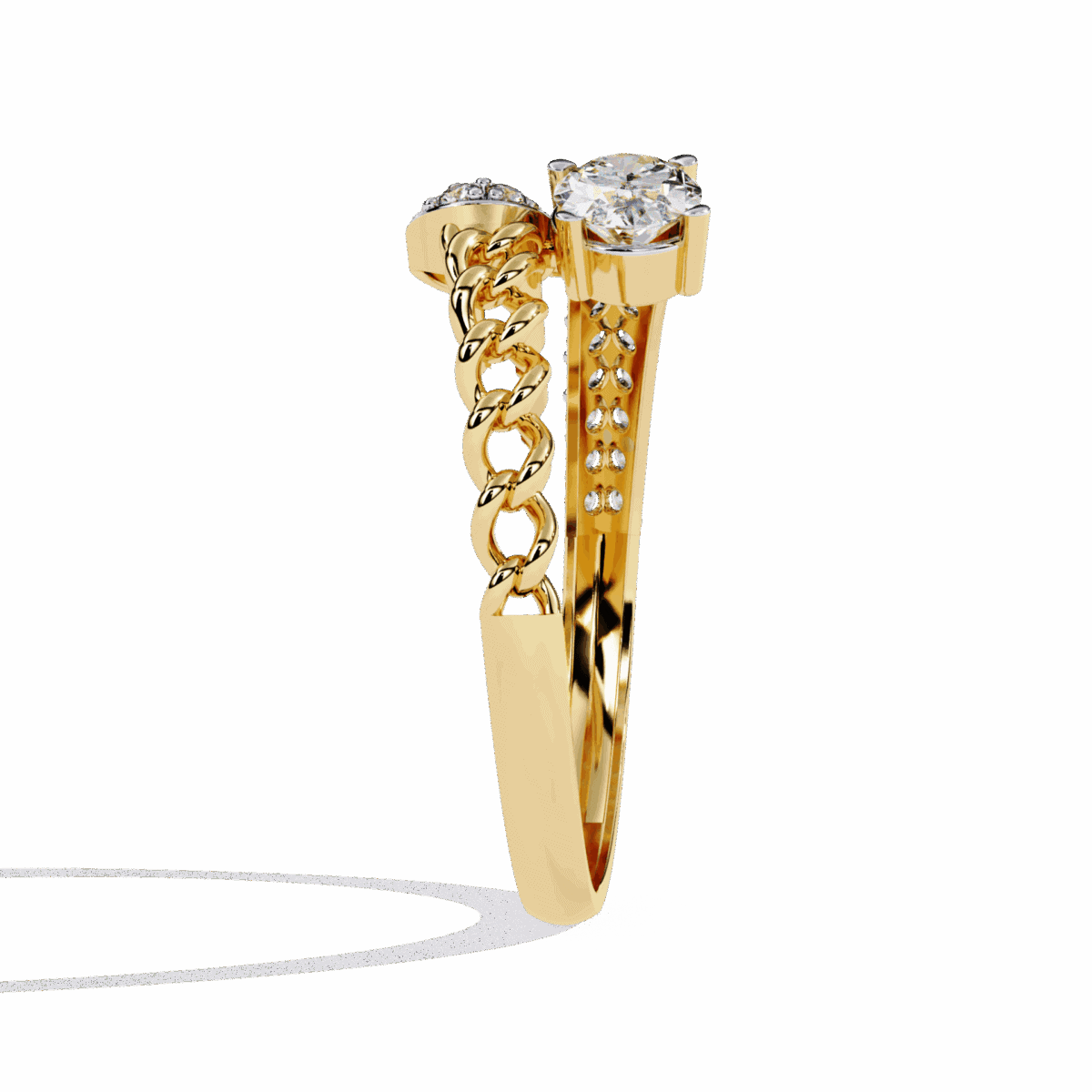 0.5 Carat Oval Cut Timeless Diamond Band  Image 6