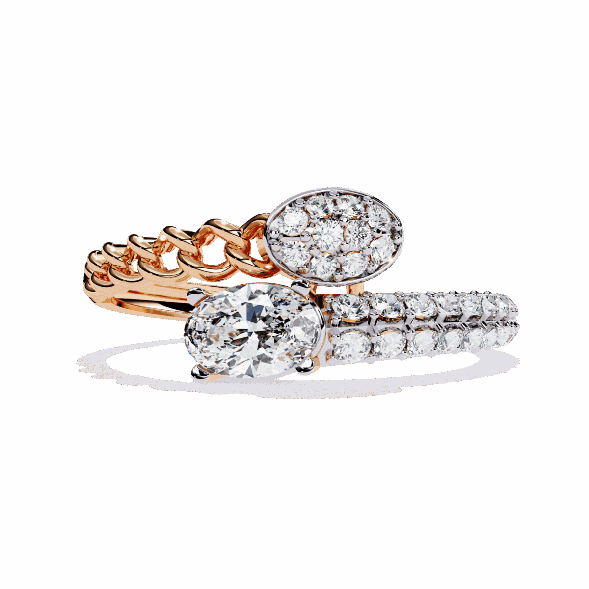 0.5 Carat Oval Cut Timeless Diamond Band  Image 9