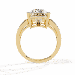 5.75 Carat Pear Cut Solitaire in Bezel Setting - Image 8