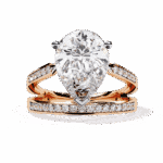 5.75 Carat Pear Cut Solitaire in Bezel Setting - Image 9