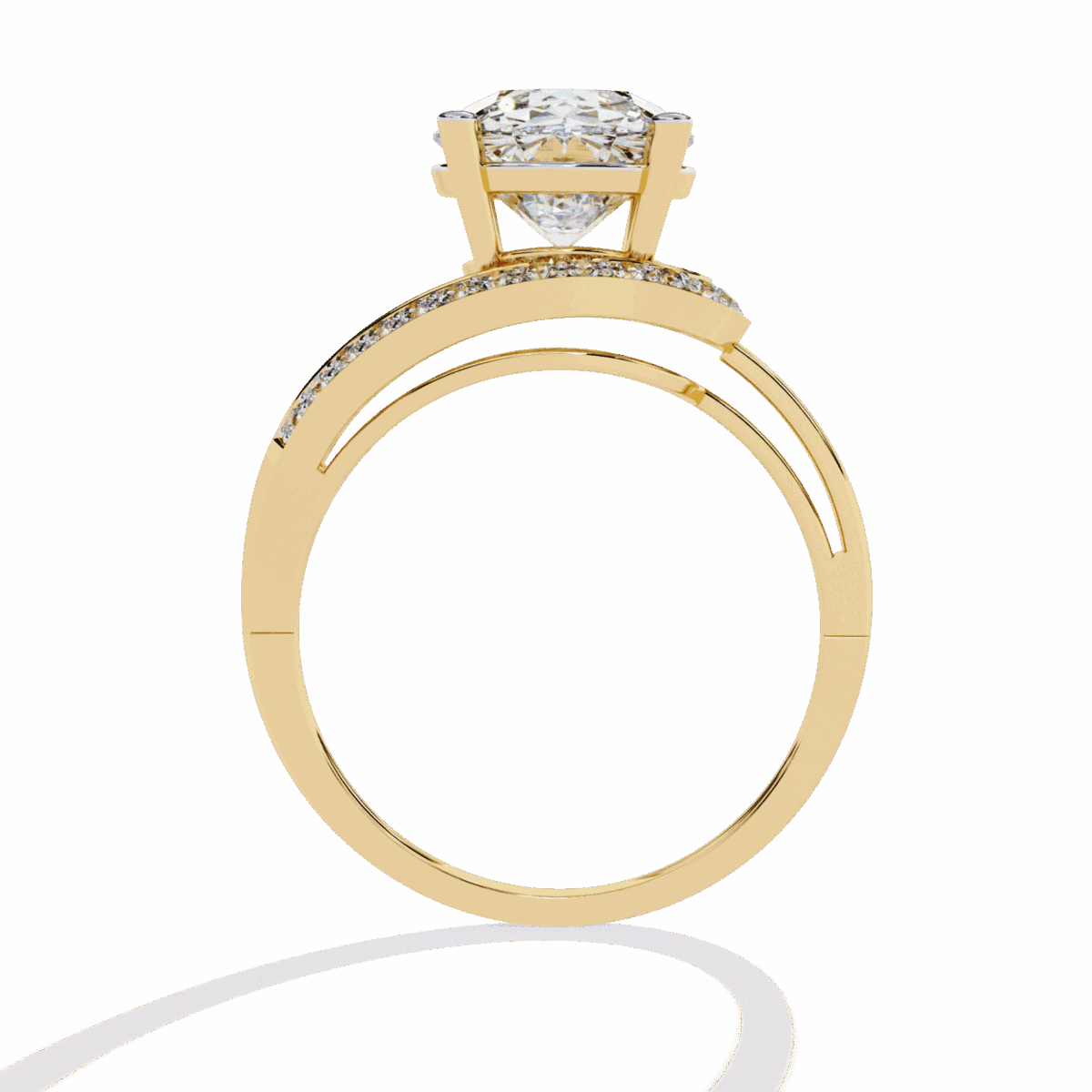 3 Carat Round Cut Day and Night Ring  Image 8