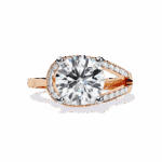 3 Carat Round Cut Day and Night Ring - Image 9