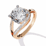 3 Carat Round Cut Day and Night Ring - Image 10