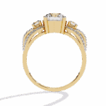 1.75 Carat Round Cut Day and Night Ring - Image 8