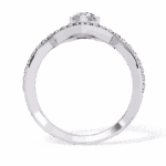 1 Carat Pear Cut Modern Essential Ring - Image 4