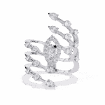 1.25 Carat Marquise and Pear Cut Party Ready Cocktail Ring