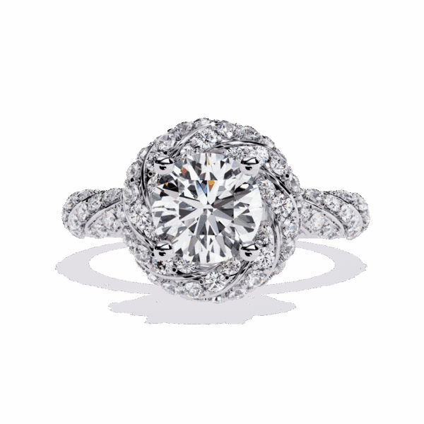 1.5 Carat Round Cut Signature Wear Ring