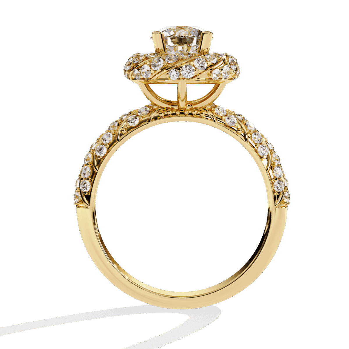 1.5 Carat Round Cut Signature Wear Ring  Image 8