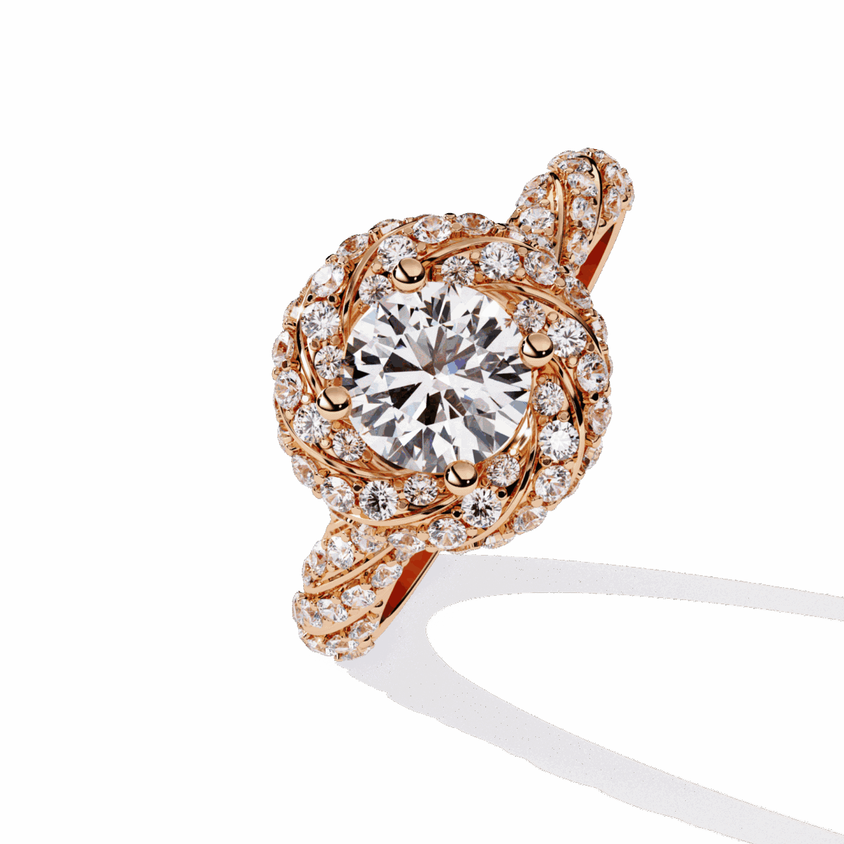 1.5 Carat Round Cut Signature Wear Ring  Image 10