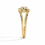 0.35 Carat Oval and Round Cut Day and Night Ring - Image 7