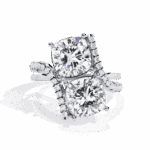 5 Carat Cushion Cut Signature Wear Ring