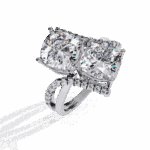 5 Carat Cushion Cut Signature Wear Ring - Image 2