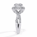 3.5 Carat Round Cut Day and Night Ring - Image 3
