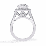 3.5 Carat Round Cut Day and Night Ring - Image 4